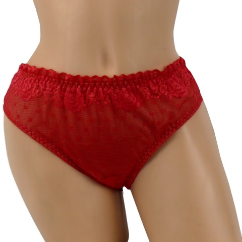 STRINGI BRAZYLIANY Z WYŻSZYM STANEM ANIA Lu Lo 290 XL czerwone