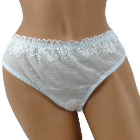 STRINGI BRAZYLIANY Z WYŻSZYM STANEM ANIA Lu Lo 290 3XL białe