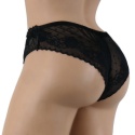 STRINGI BRAZYLIANY Z WYŻSZYM STANEM ANIA Lu Lo 290 XL czarne