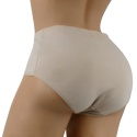GŁADKIE BAWEŁNIANE MAJTKI DAMSKIE figi MAXI 728 2XL beżowy