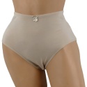 GŁADKIE BAWEŁNIANE MAJTKI DAMSKIE figi MAXI 728 2XL beżowy