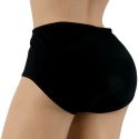 GŁADKIE BAWEŁNIANE MAJTKI DAMSKIE figi MAXI 728 3XL czarne