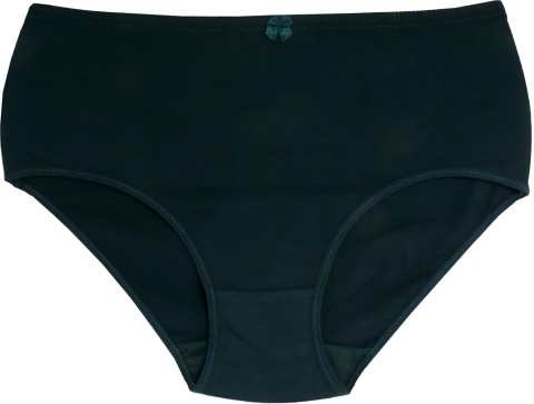 728 DORIMODES GŁADKIE BAWEŁNIANE MAJTKI DAMSKIE figi MAXI XL zielone