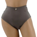 728 DORIMODES GŁADKIE BAWEŁNIANE MAJTKI DAMSKIE figi MAXI XL brązowe