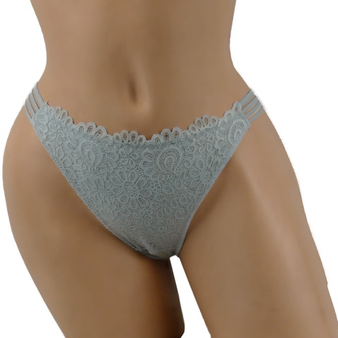 LULALO 179 KORONKOWE MAJTKI BRAZYLIANY szare L