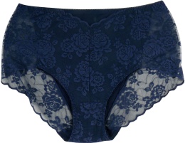 MAJTKI DAMSKIE FIGI KORONKOWE 4XL granatowe 312