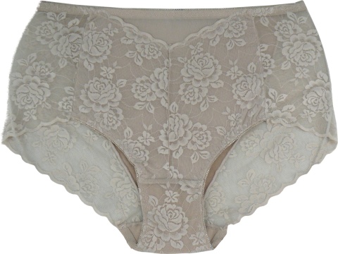 MAJTKI DAMSKIE FIGI KORONKOWE 4XL beżowy 312