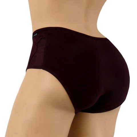 Mongni Rouzi BAWEŁNIANE figi COTTON XL bordowe