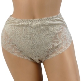 PEŁNE FIGI majtki DAMSKIE BEŻOWE 4XL 7707 Dorimodes