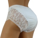 PEŁNE FIGI majtki DAMSKIE BIAŁE 4XL 7707 Dorimodes
