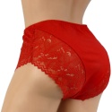 PEŁNE FIGI majtki DAMSKIE CZERWONE 2XL 7707 Dorimodes