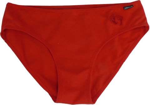 Stopki Jednolite Majtki Bawełniane Figi Młodzieżowe stópki L/XL czerwone