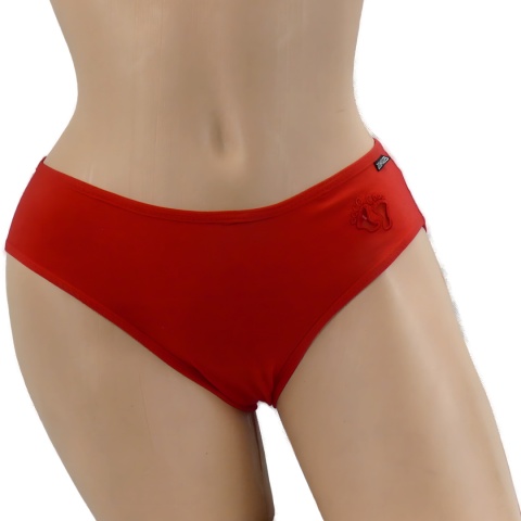 STOPKI BAWEŁNIANE MAJTKI MŁODZIEŻOWE L/XL czerwone 60173