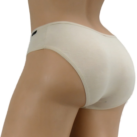 STOPKI BAWEŁNIANE MAJTKI MŁODZIEŻOWE S/M beżowe 60173