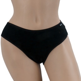 Stopki Jednolite Majtki Bawełniane Figi Młodzieżowe stópki S/M czarne