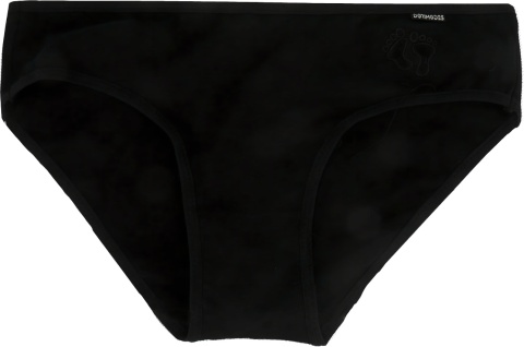 STOPKI BAWEŁNIANE MAJTKI MŁODZIEŻOWE S/M czarne 60173