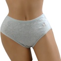 STOPKI BAWEŁNIANE MAJTKI figi DAMSKIE STÓPKI 3XL szare