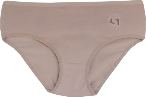 STOPKI BAWEŁNIANE MAJTKI figi DAMSKIE STÓPKI 3XL beżowe