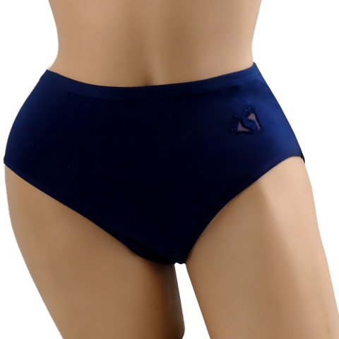 STOPKI BAWEŁNIANE MAJTKI figi DAMSKIE STÓPKI 3XL granatowe