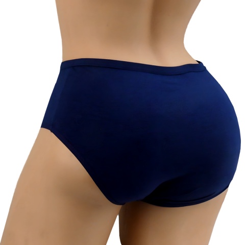 STOPKI BAWEŁNIANE MAJTKI figi DAMSKIE STÓPKI 3XL granatowe