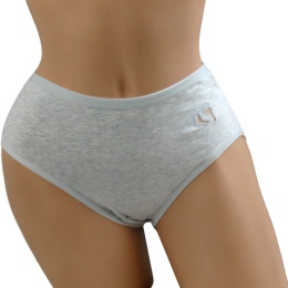 STOPKI BAWEŁNIANE MAJTKI figi DAMSKIE STÓPKI 3XL szare