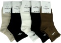 5x GŁADKIE SKARPETY BAWEŁNIANE DAMSKIE AURA.VIA 38-41