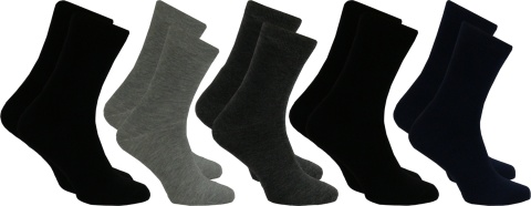 5x męskie MIX KOLORÓW SKARPETY BAMBUSOWE AURA.VIA 39-42