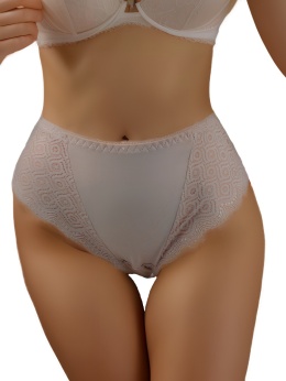 BAWEŁNIANE MAJTKI KORONKOWE FULINA 6603 2XL beżowe