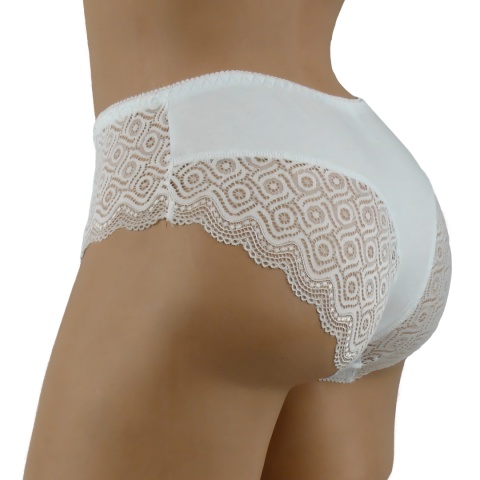 DAMSKIE MAJTKI BAWEŁNIANE FULINA 6602 XL białe