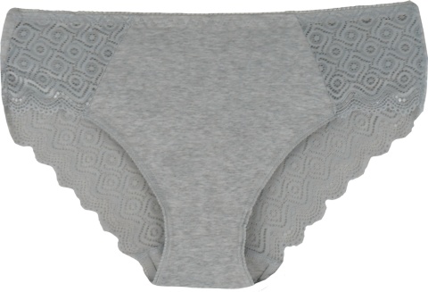 DAMSKIE MAJTKI BAWEŁNIANE FULINA 6602 XL szare