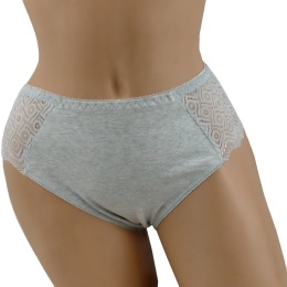 DAMSKIE MAJTKI BAWEŁNIANE FULINA 6602 2XL szare