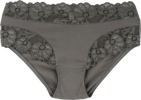 KAROMI Pełne Damskie Majtki Bawełniane Figi Koronkowe PLUS SIZE 2XL fango