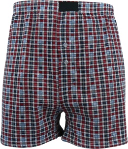 LUŹNE majtki WYGODNE BOKSERKI MĘSKIE DO SPANIA 100% bawełna 4XL czerwone