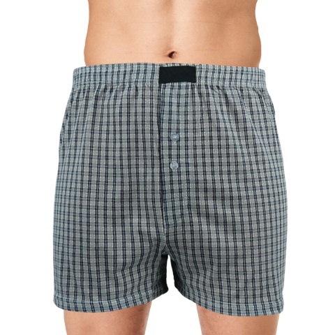 LUŹNE majtki WYGODNE BOKSERKI MĘSKIE DO SPANIA 100% bawełna 6XL szare