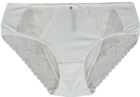 MAJTKI DAMSKIE KORONKOWE FIGI BAWEŁNIANE 2XL ecru 370