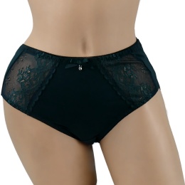 MAJTKI DAMSKIE KORONKOWE FIGI BAWEŁNIANE 2XL zielone 370