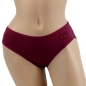 Stopki Jednolite Majtki Bawełniane Figi Młodzieżowe stópki L/XL bordowe