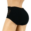 919 DORIMODES WYSOKIE DAMSKIE MAJTKI FIGI KORONKOWE XXL czarne