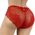 KAROMI DAMSKIE majtki KORONKOWE 6827 XL czerwone
