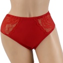 KAROMI DAMSKIE majtki KORONKOWE 6827 XL czerwone