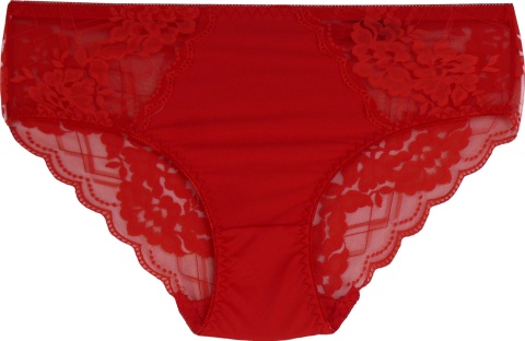 KAROMI DAMSKIE majtki KORONKOWE 6827 XL czerwone