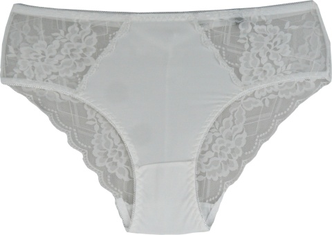 KAROMI DAMSKIE majtki KORONKOWE 6827 XL ecru