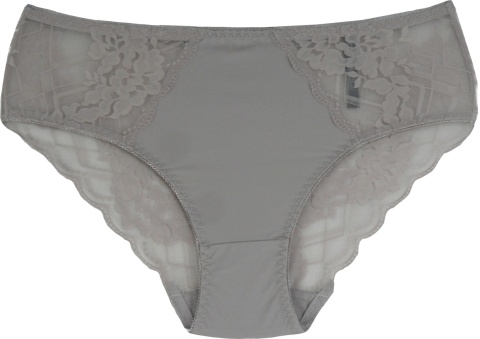 KAROMI DAMSKIE majtki KORONKOWE 6827 XL kawowe