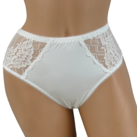 KAROMI DAMSKIE majtki KORONKOWE 6827 2XL ecru