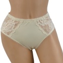 KAROMI DAMSKIE majtki KORONKOWE 6827 2XL beżowe