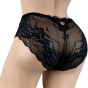 KAROMI DAMSKIE majtki KORONKOWE 6827 XL czarne