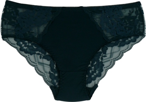 KAROMI DAMSKIE majtki KORONKOWE 6827 2XL zielone