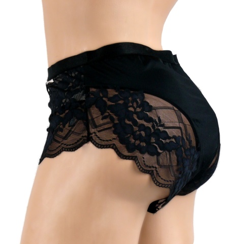 MAJTKI DAMSKIE FIGI KORONKOWE Fulina 8625 3XL czarne