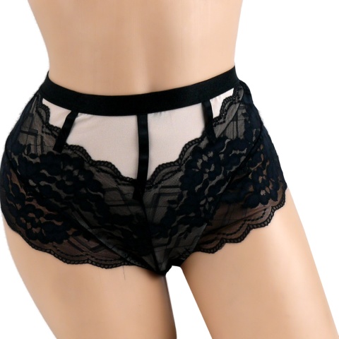 MAJTKI DAMSKIE FIGI KORONKOWE Fulina 8625 4XL czarne