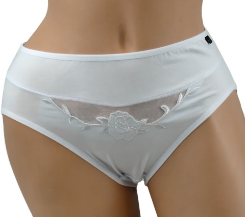 Mongni Rouzi BAWEŁNIANE figi COTTON 2XL białe